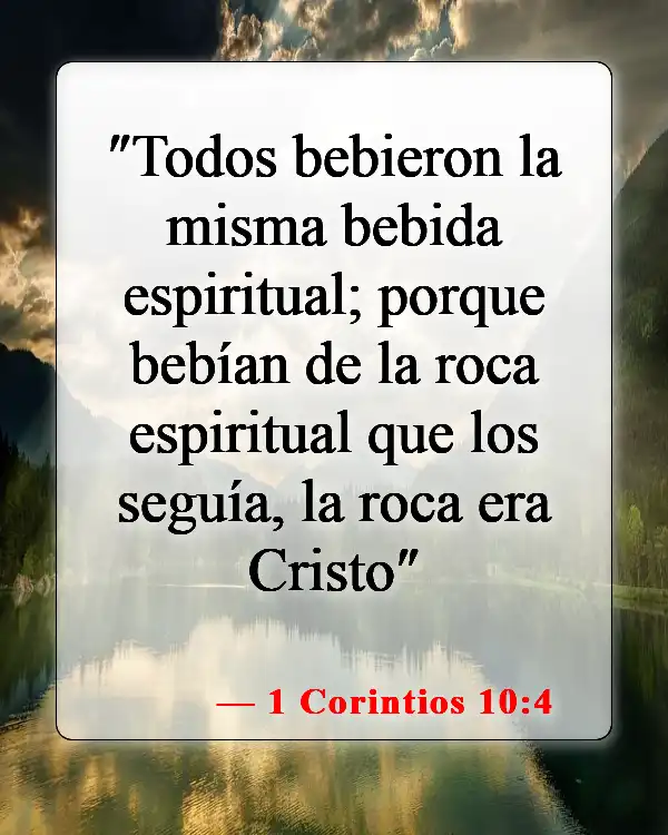 Versículos de la Biblia sobre ningún otro fundamento (1 Corintios 10:4)