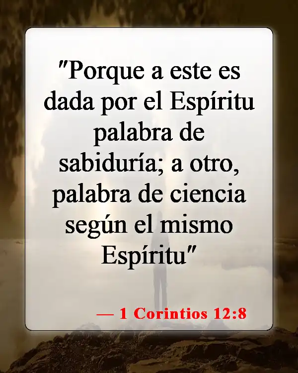 Versículos bíblicos sobre Pentecostés (1 Corintios 12:8)