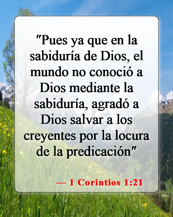 Versículos bíblicos sobre creer en Cristo (1 Corintios 1:21)