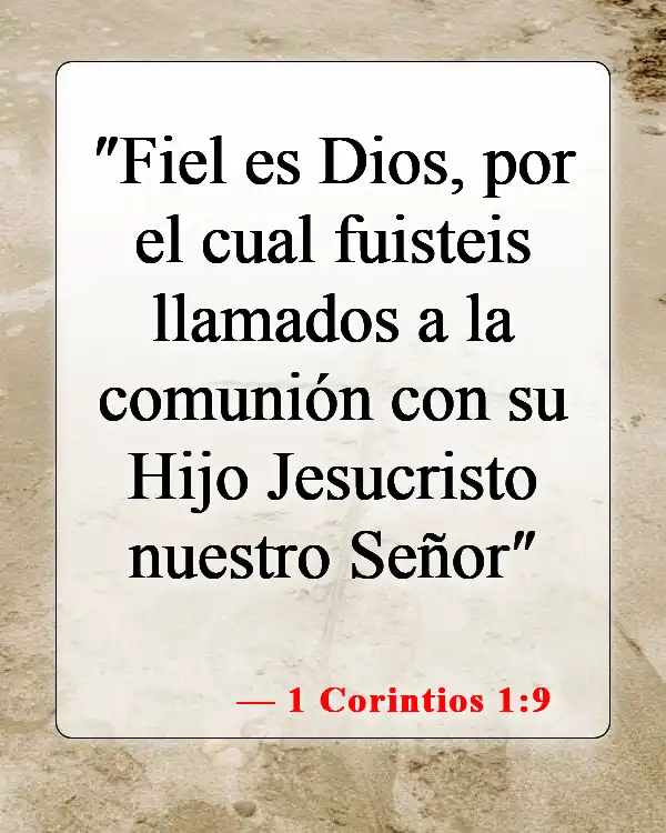 Versículos bíblicos sobre la comunión (1 Corintios 1:9)