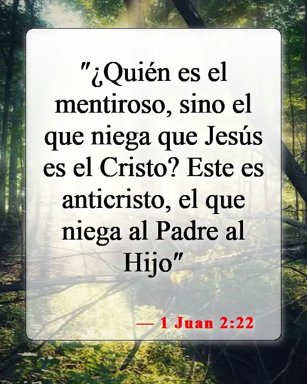 Versículos bíblicos sobre la falsa doctrina (1 Juan 2:22)