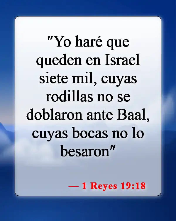Versículos de la Biblia sobre Baal (1 Reyes 19:18)