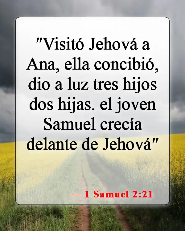 Versículos de la Biblia sobre bebés (1 Samuel 2:21)