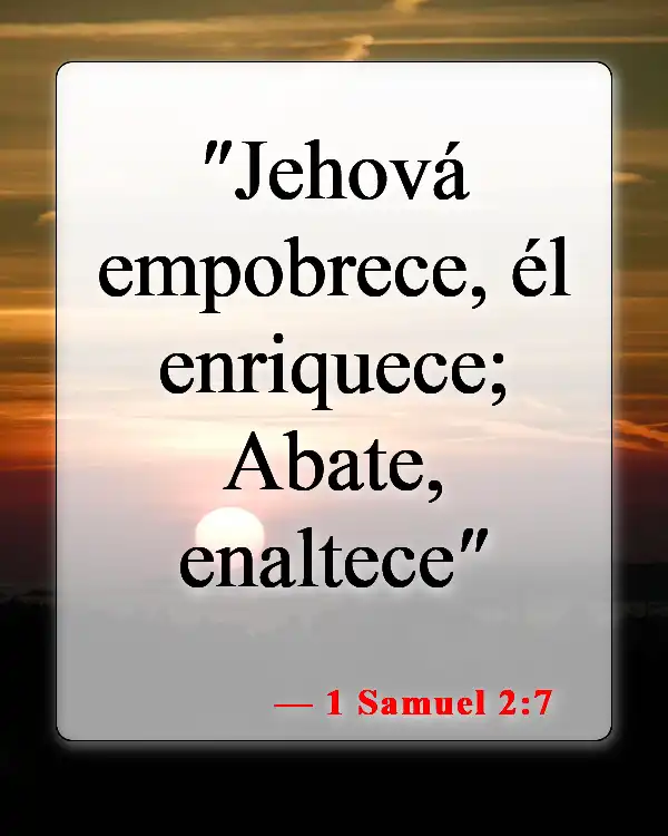 Versículos de la Biblia sobre el soborno (1 Samuel 2:7)