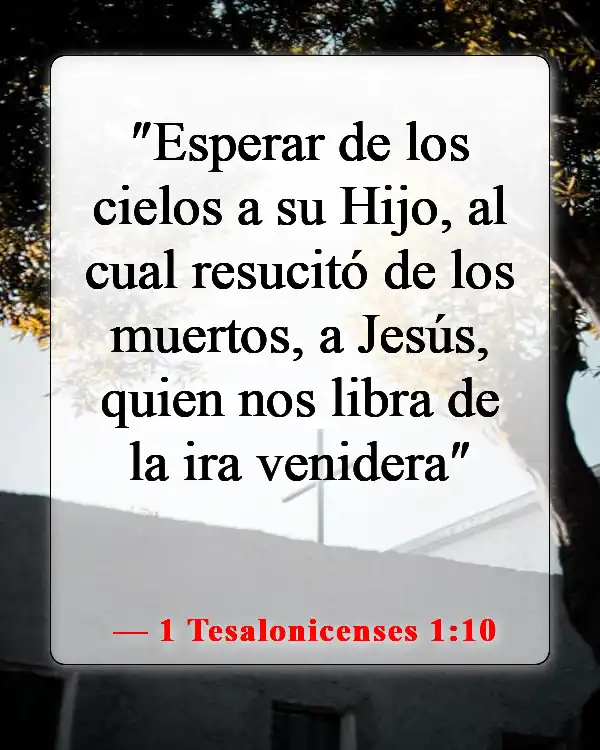 Versículos de la Biblia sobre Jesús como imagen de Dios (1 Tesalonicenses 1:10)