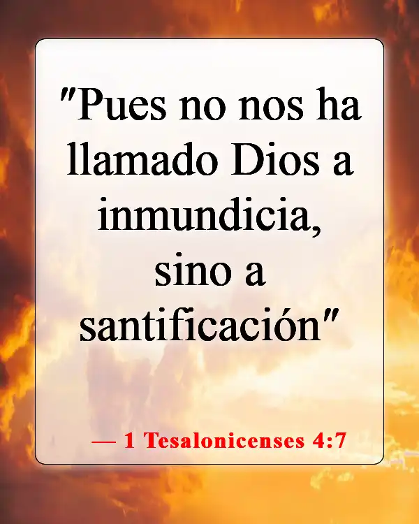 Versículos bíblicos sobre vivir una vida cristiana (1 Tesalonicenses 4:7)