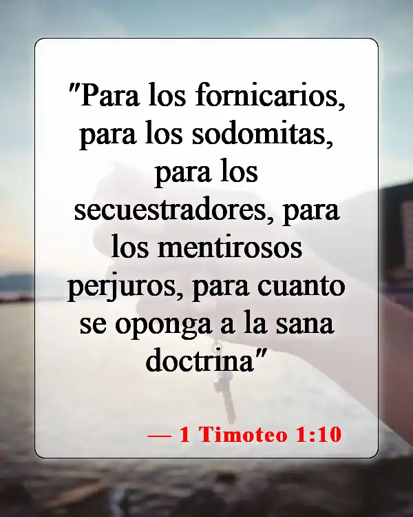 Versículos de la Biblia sobre el sexo prematrimonial (1 Timoteo 1:10)