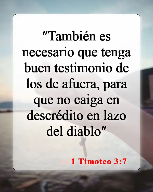 Versículos bíblicos sobre las calificaciones de un anciano (1 Timoteo 3:7)