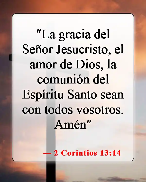 Versículos de la Biblia sobre la gracia del Señor Jesucristo (2 Corintios 13:14)