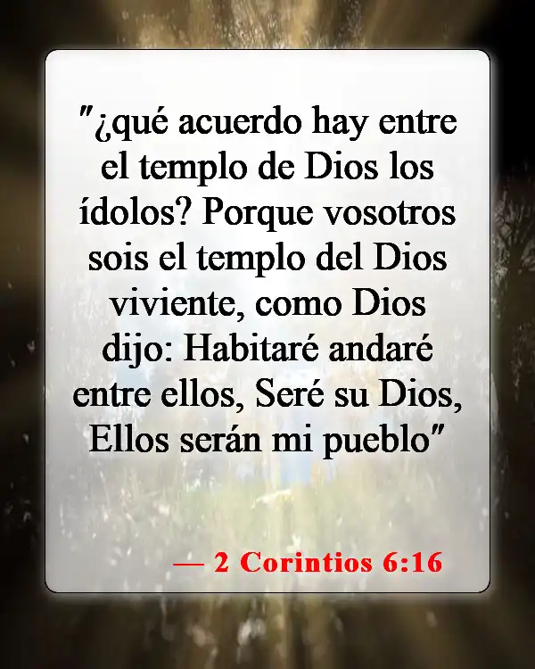 Versículos de la Biblia sobre el Templo del Espíritu Santo (2 Corintios 6:16)