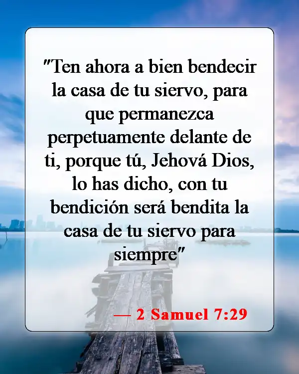 Versículos de la Biblia sobre bendecir a las personas (2 Samuel 7:29)