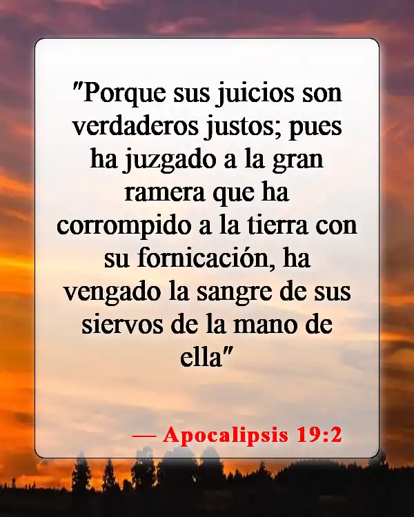 Versículos Bíblicos sobre el Juicio de Dios (Apocalipsis 19:2)