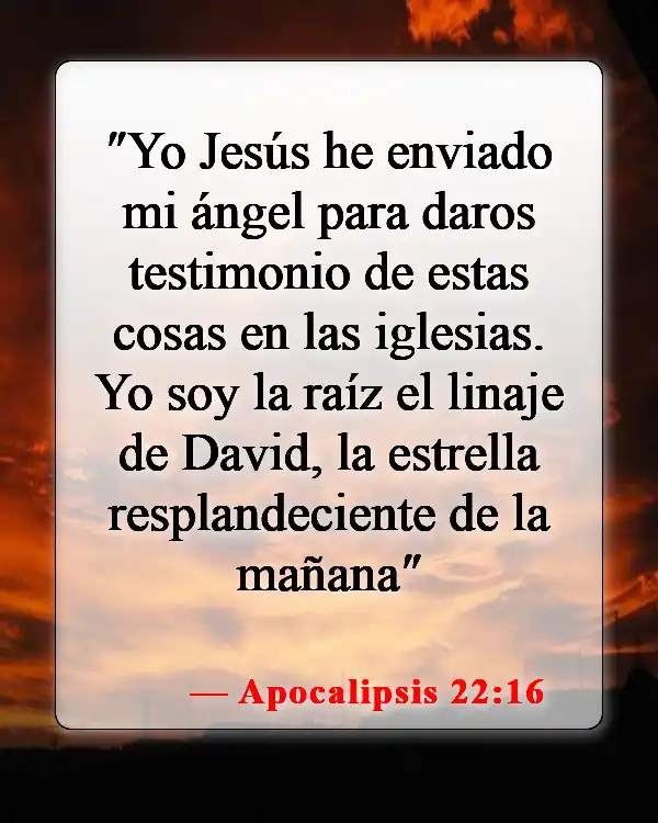 Versículos bíblicos sobre el nombre de Jesús (Apocalipsis 22:16)