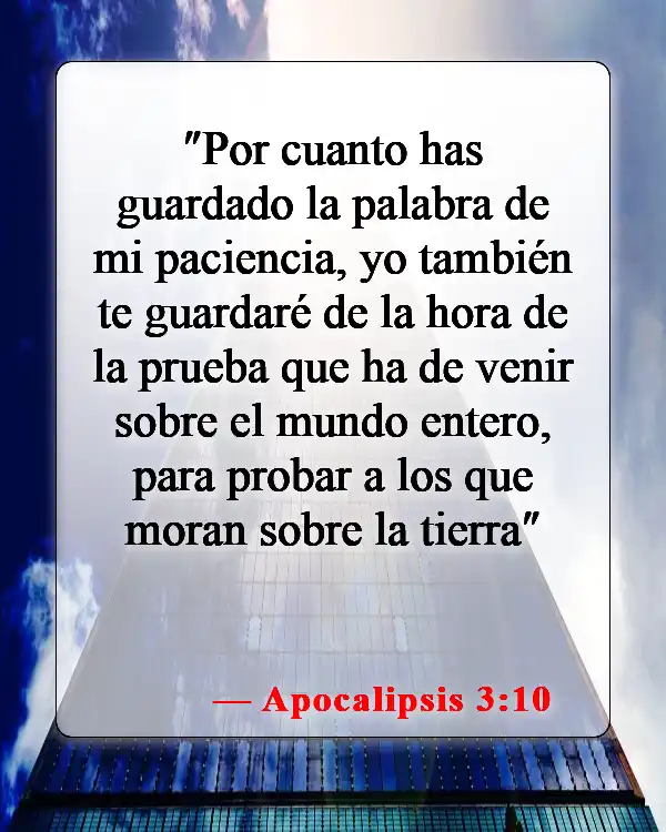 Versículos de la Biblia sobre cómo esperar en Dios (Apocalipsis 3:10)