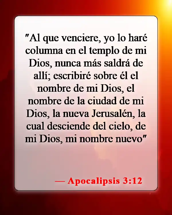 Versículos bíblicos sobre el nombre de Jesús (Apocalipsis 3:12)