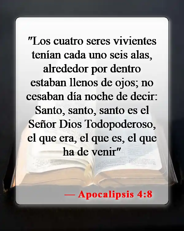 Versículos de la Biblia sobre la Santidad de Dios (Apocalipsis 4:8)