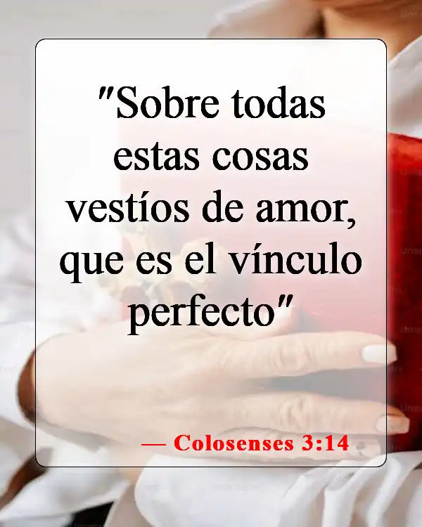 Versículos de la Biblia sobre encontrar un buen esposo (Colosenses 3:14)