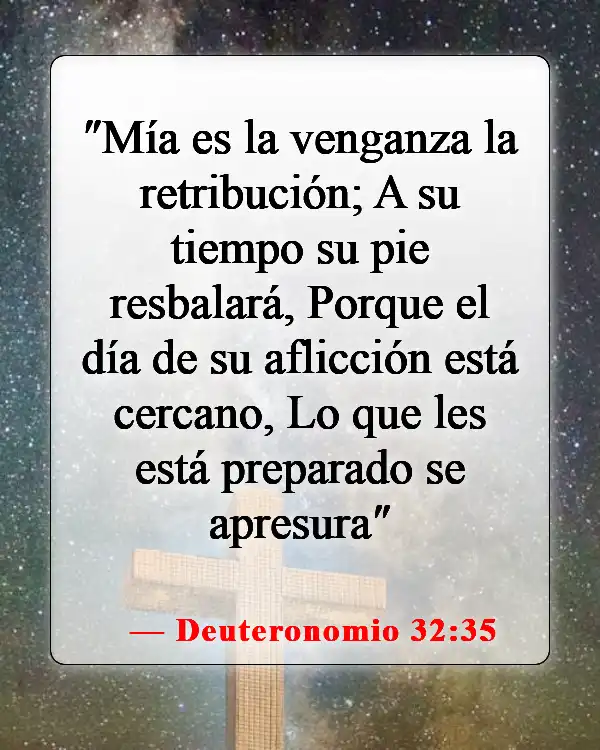 Versículos bíblicos sobre el castigo del pecado (Deuteronomio 32:35)