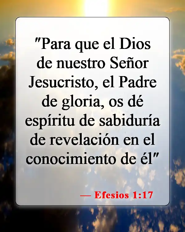 Versículos de la Biblia sobre la gloria de Dios (Efesios 1:17)