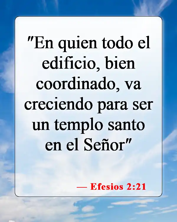 Versículos de la Biblia sobre el Templo del Espíritu Santo (Efesios 2:21)