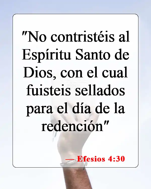 Versículos de la Biblia sobre el Templo del Espíritu Santo (Efesios 4:30)