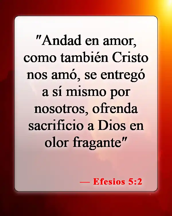 Versículos de la Biblia sobre Jesús como amigo (Efesios 5:2)