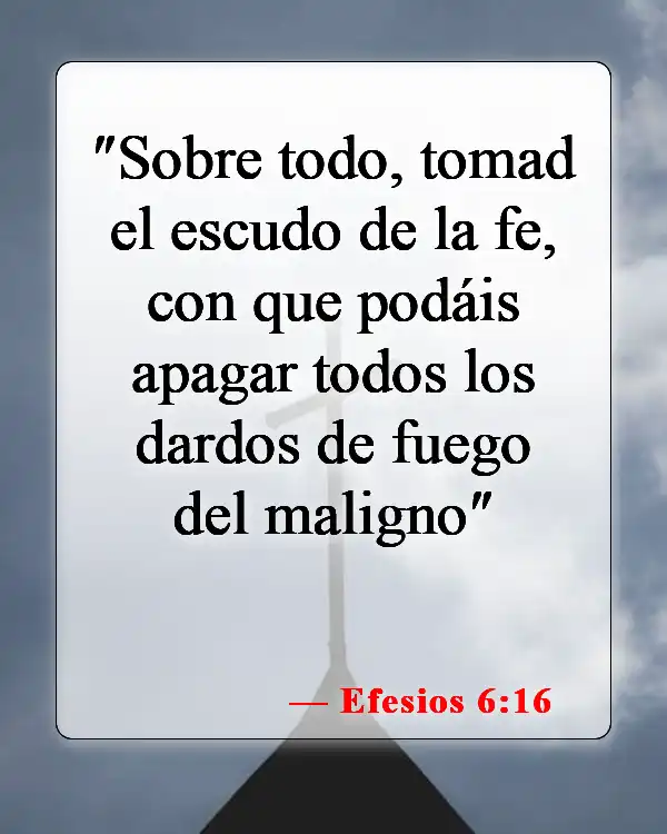 Versículos de la Biblia sobre la armadura de Dios (Efesios 6:16)