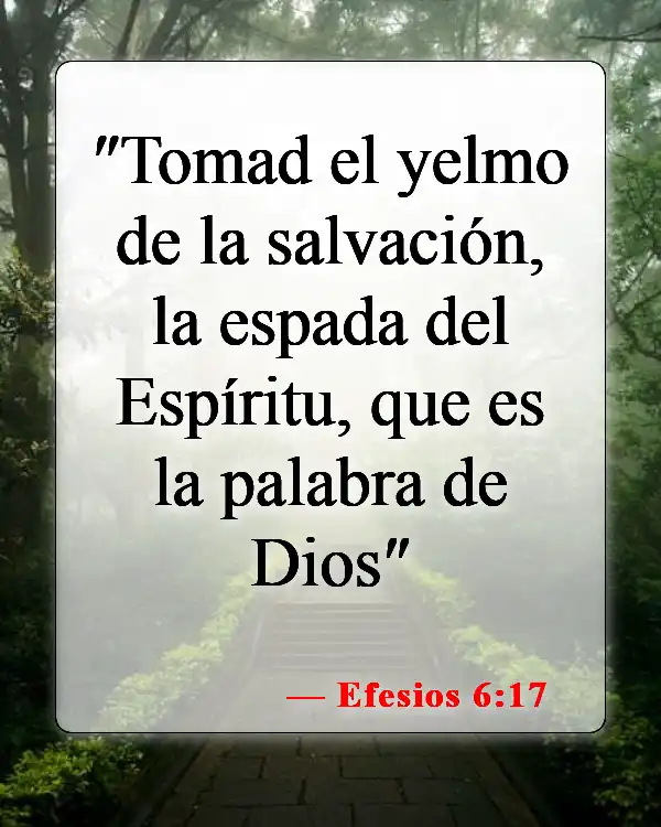 Versículos de la Biblia sobre la armadura de Dios (Efesios 6:17)