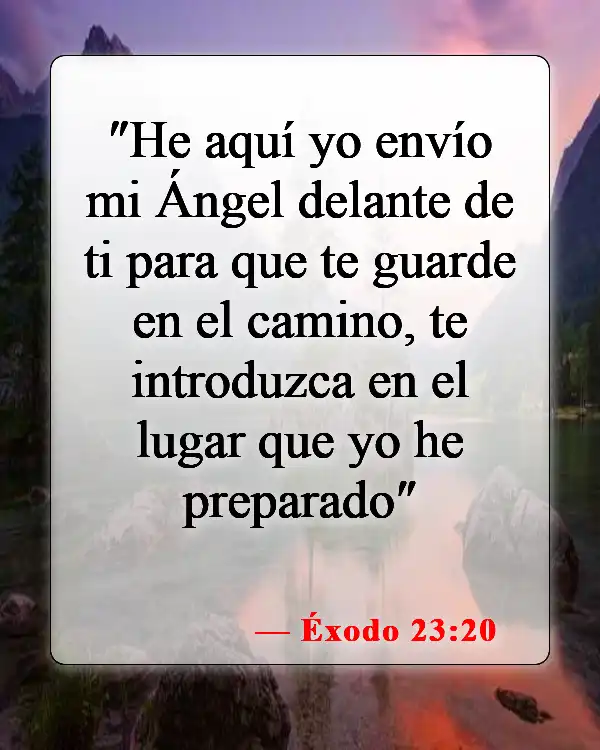 Versículos de la Biblia sobre ángeles (Éxodo 23:20)