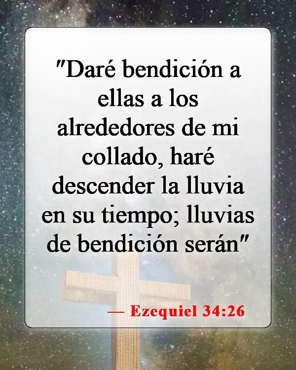 Versículos de la Biblia sobre la abundancia (Ezequiel 34:26)