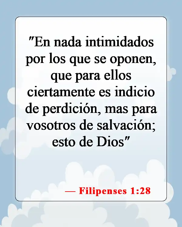 Versículos bíblicos sobre misiones (Filipenses 1:28)