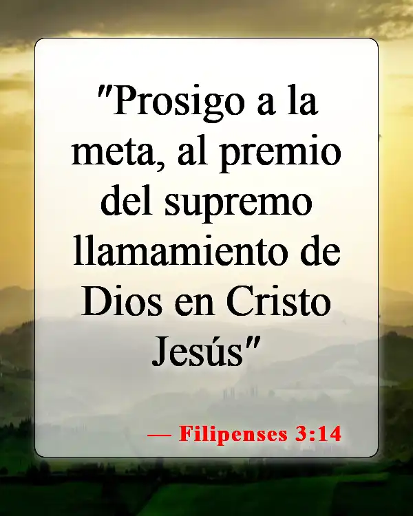 Versículos de la Biblia sobre el compromiso con Dios (Filipenses 3:14)