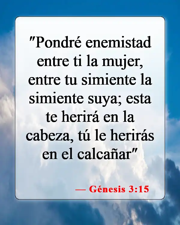 Versículos bíblicos sobre la creación y la caída (Génesis 3:15)