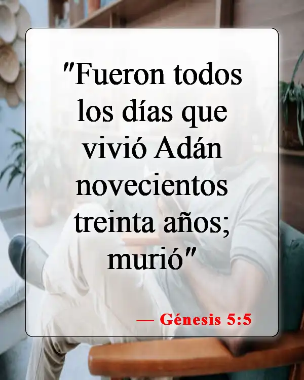 Versículos bíblicos sobre la genealogía de Jesús (Génesis 5:5)