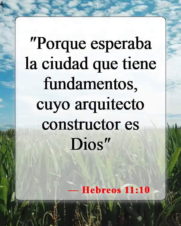 Versículos bíblicos sobre la Tierra Prometida (Hebreos 11:10)