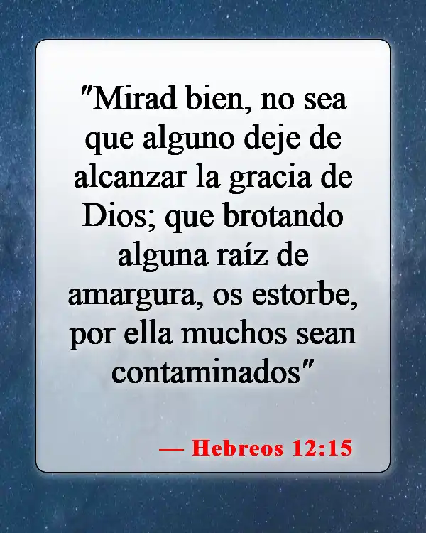Versículos de la Biblia sobre el descarriado (Hebreos 12:15)
