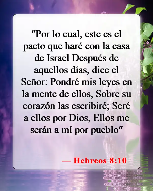 Versículos de la Biblia sobre la renovación de la mente (Hebreos 8:10)