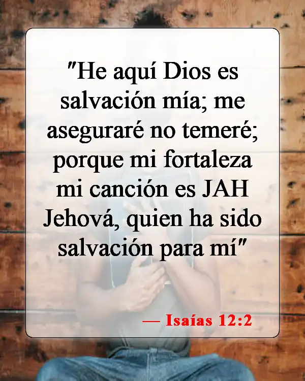 Versículos de la Biblia sobre la confianza en el Señor (Isaías 12:2)