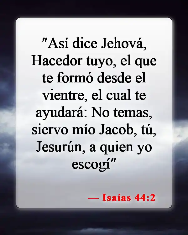 Versículos bíblicos sobre el aborto (Isaías 44:2)