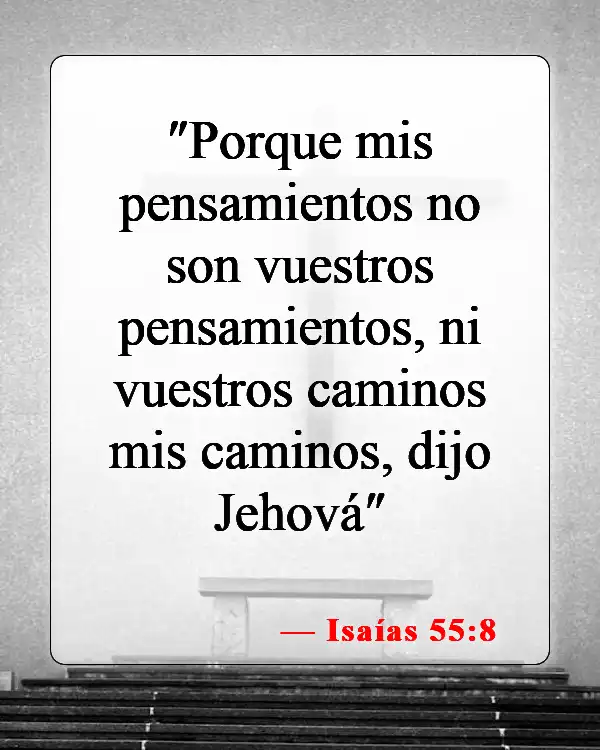 Versículos de la Biblia sobre el poder de la mente (Isaías 55:8)