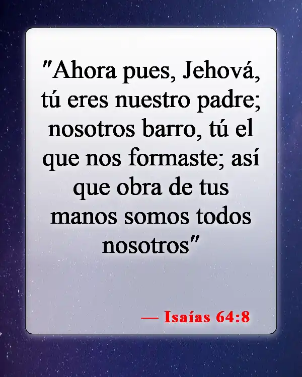 Versículos de la Biblia sobre Dios obrando a través de ti (Isaías 64:8)