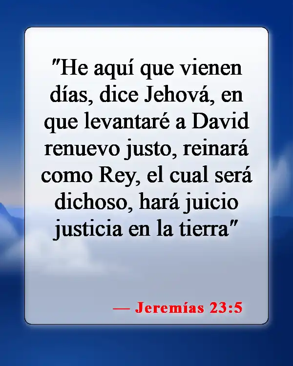 Versículos de la Biblia sobre el nacimiento de Jesús (Jeremías 23:5)