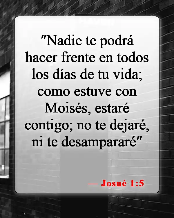 Versículos de la Biblia sobre conocer tu destino (Josué 1:5)