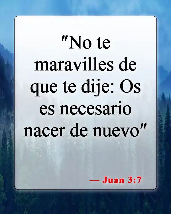 Versículos bíblicos sobre creyentes nacidos de nuevo (Juan 3:7)