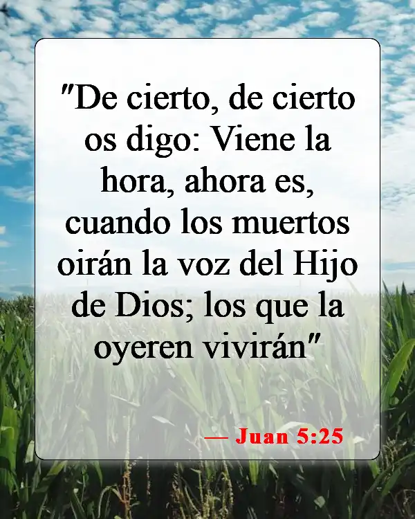 Versículos de la Biblia sobre la salvación para los muertos (Juan 5:25)