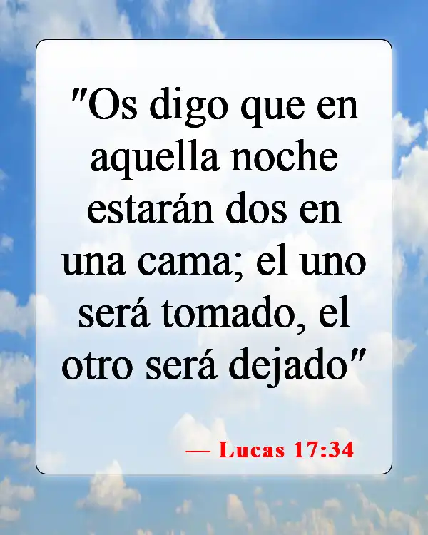 Versículos bíblicos sobre el rapto (Lucas 17:34)