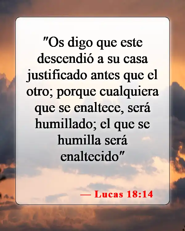 Versículos de la Biblia sobre el Honor (Lucas 18:14)