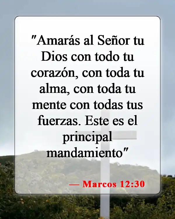 Versículos bíblicos sobre amar a Dios (Marcos 12:30)