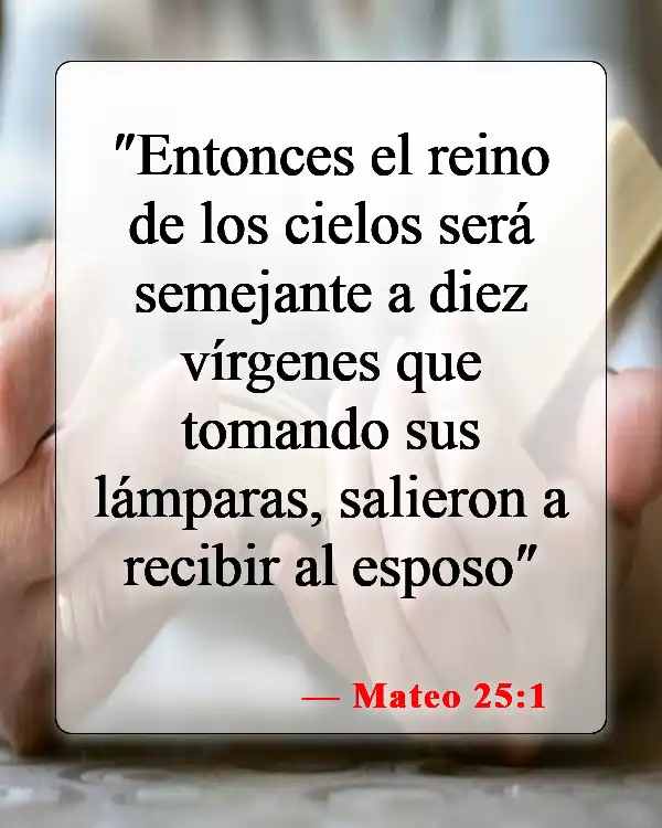 Versículos bíblicos sobre parábolas (Mateo 25:1)