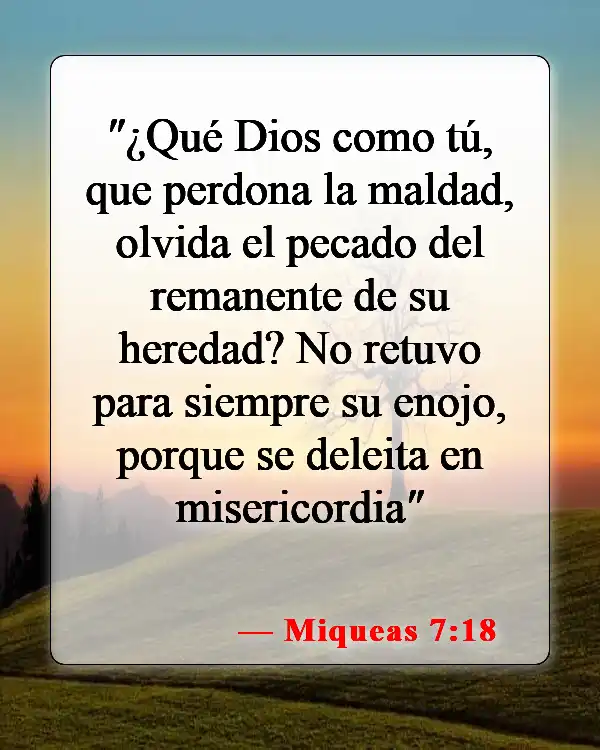 Versículos de la Biblia sobre el amor de Dios por mí (Miqueas 7:18)